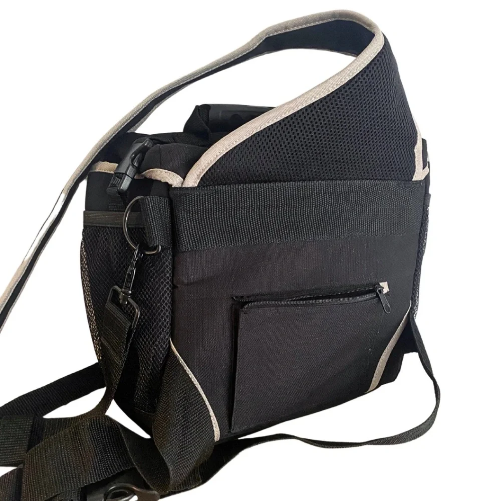 Adorama Camera Slinger Travel Bag Canvas with Reflective Details [Black]